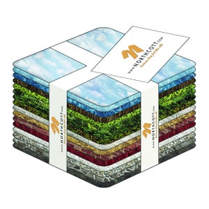 Naturescapes Fat Quarter Bundle by Deborah Edwards for Northcott NATUR 16-10