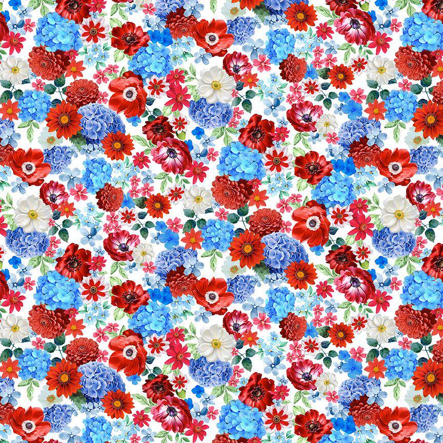 Stars and Stripes by Timeless Treasures FLEUR CD3270 USA 35" Remnant - Etsy