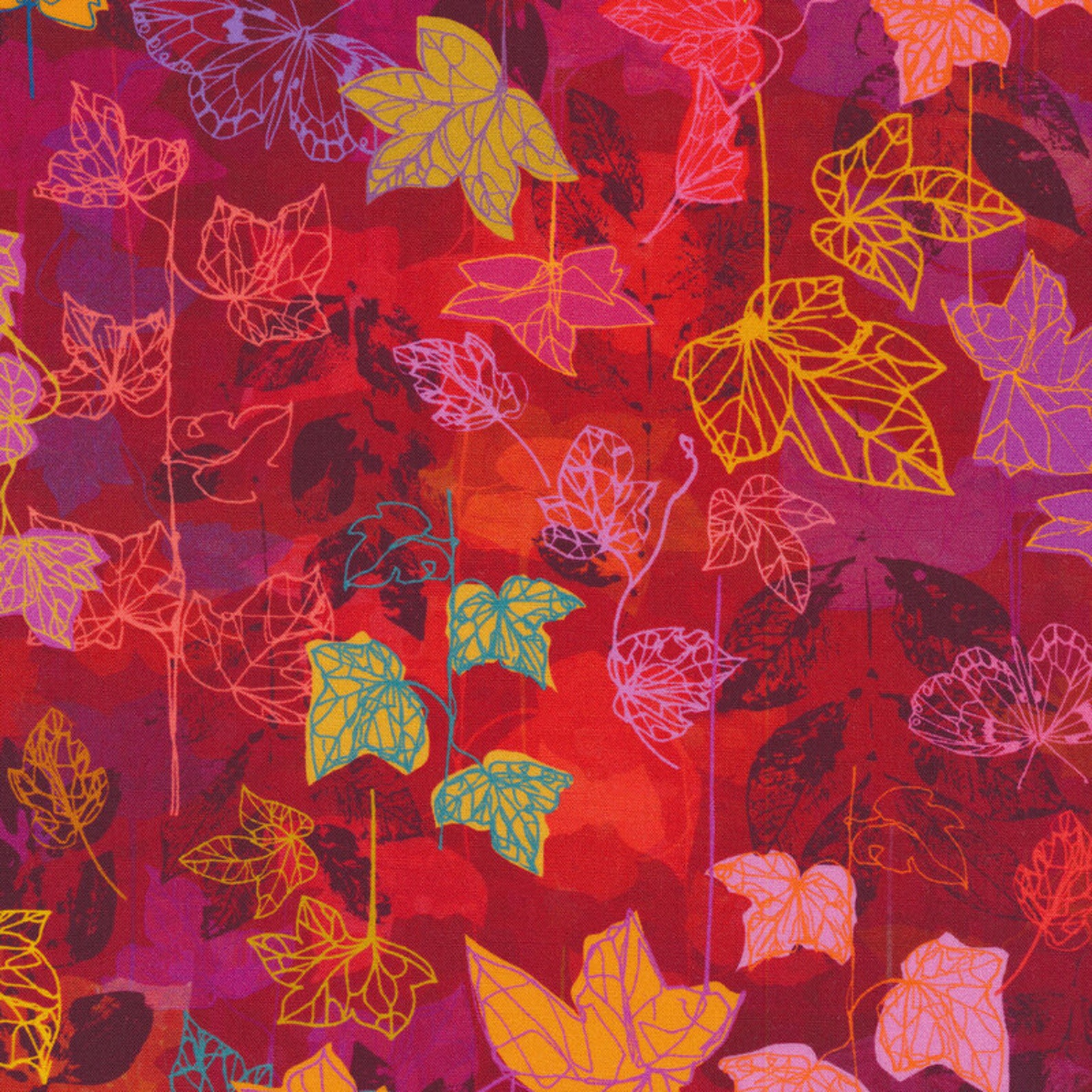 Loose Leaf by Wishwell for Robert Kaufman 20036334 Sold by Etsy