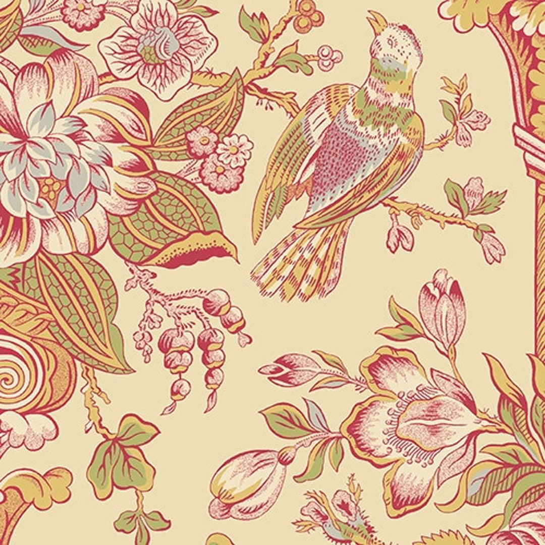 Cloverdale House by Di Fordhall for Andover A7965yellow One Yard 14