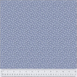 Jasper Blue Growing Vine by Whistler Studios for Windham Fabrics 54372-8 Periwinkle sold by the 1/2 yd.