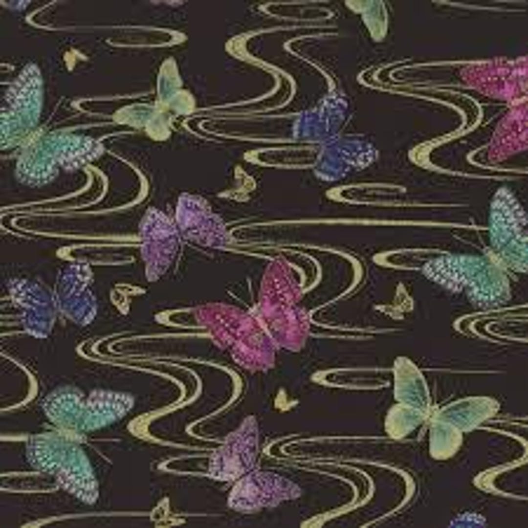 Shizuka by Chong-a Hwang for Timeless Treasures FLEUR CM3172 Multi Sold ...
