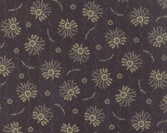 Sturbridge par Kathie Schmitz pour Moda 6071-11 Noir vendu par 1/2 vg.
