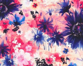 Wishwell Wild Blue por Vanessa Lillrose e Linda Fitch para Robert Kaufman WELD 20241-106 Blossom vendido por meio metro.