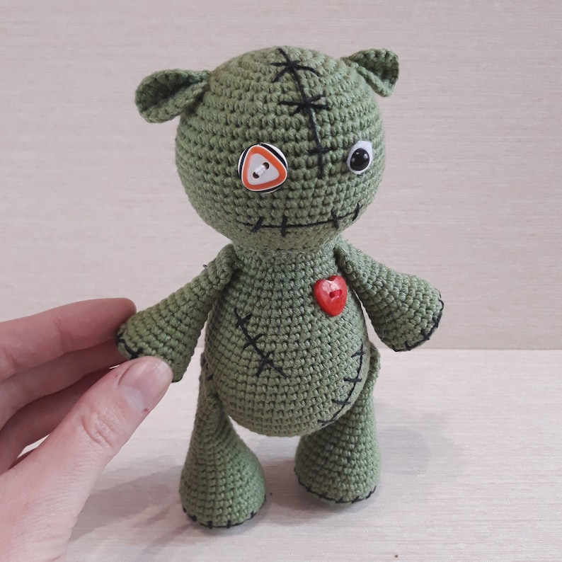 Crochet Voodoo EASY CROCHET PATTERN. Cute zombie doll pattern. Etsy