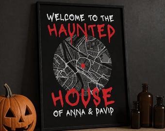 Halloween Decorations | Personalized Quote Poster | Haunted House | Horror Movie | Theme Party | Spooky Party | Hallway Picture | Entrance Decoration | Horror Party