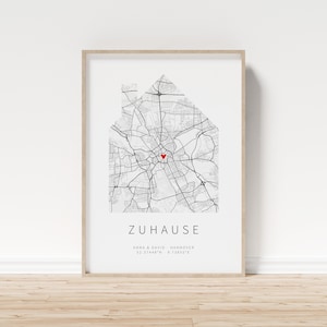 Regalo commovente | Regalo per vicini, proprietari, inquilini | Regalo WG | Immagine coordinata | Poster zona ingresso, corridoio | Linearte | vmaps