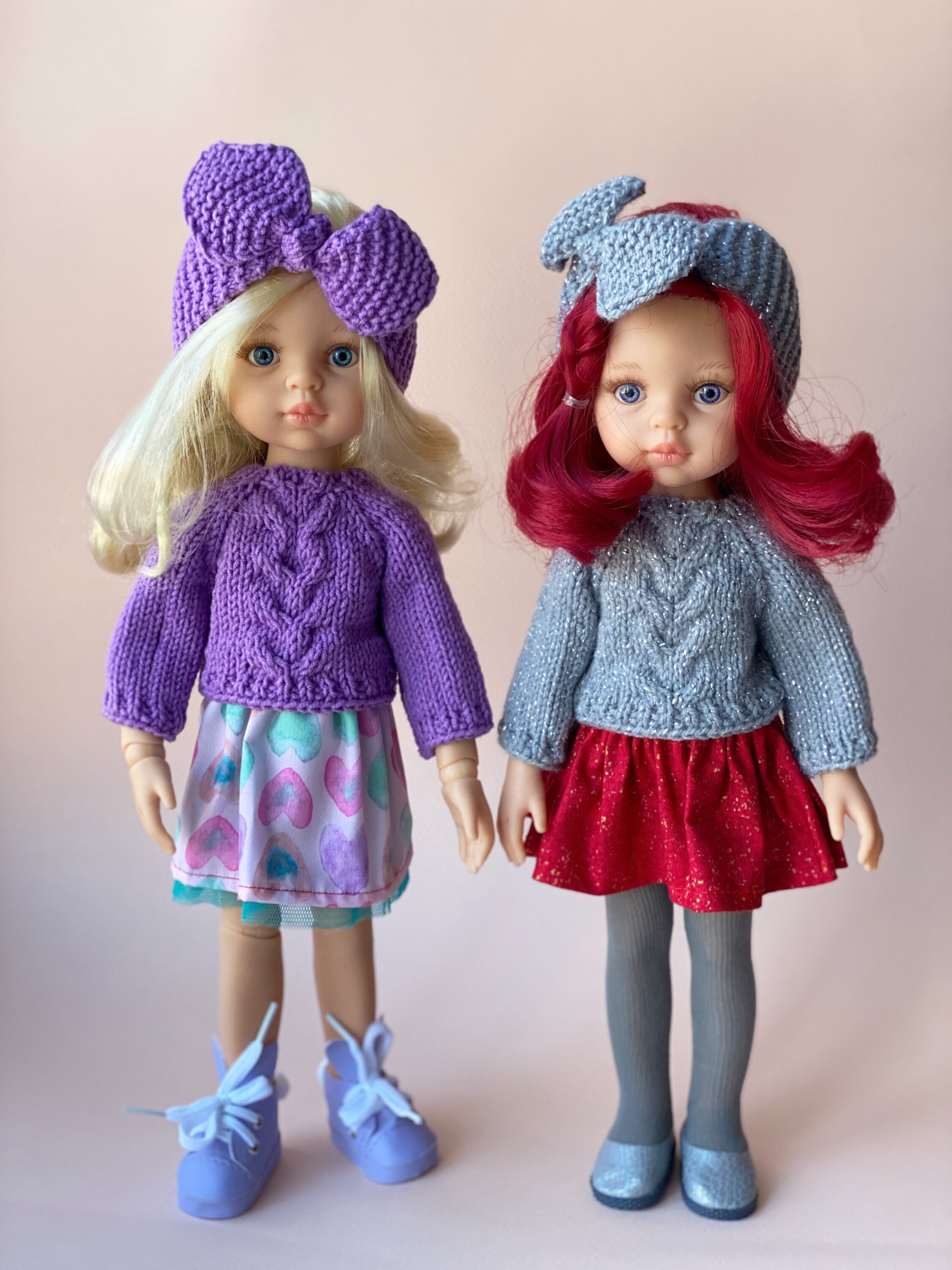 PDF Paola Reina doll clothes knitting pattern Outfit for 13 Etsy