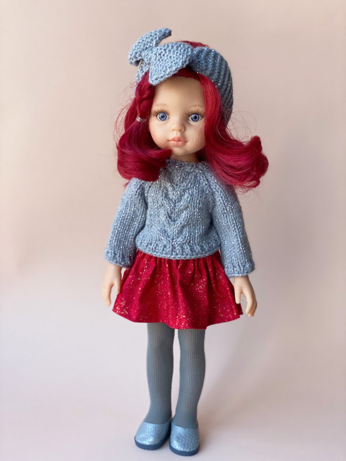PDF Paola Reina doll clothes knitting pattern Outfit for 13 Etsy
