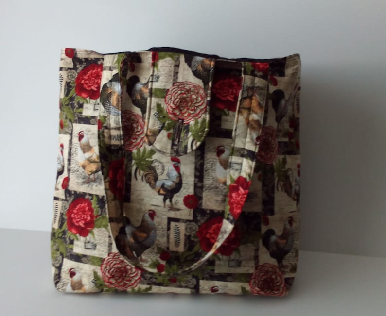 Traditional Red Rose Tote Bag