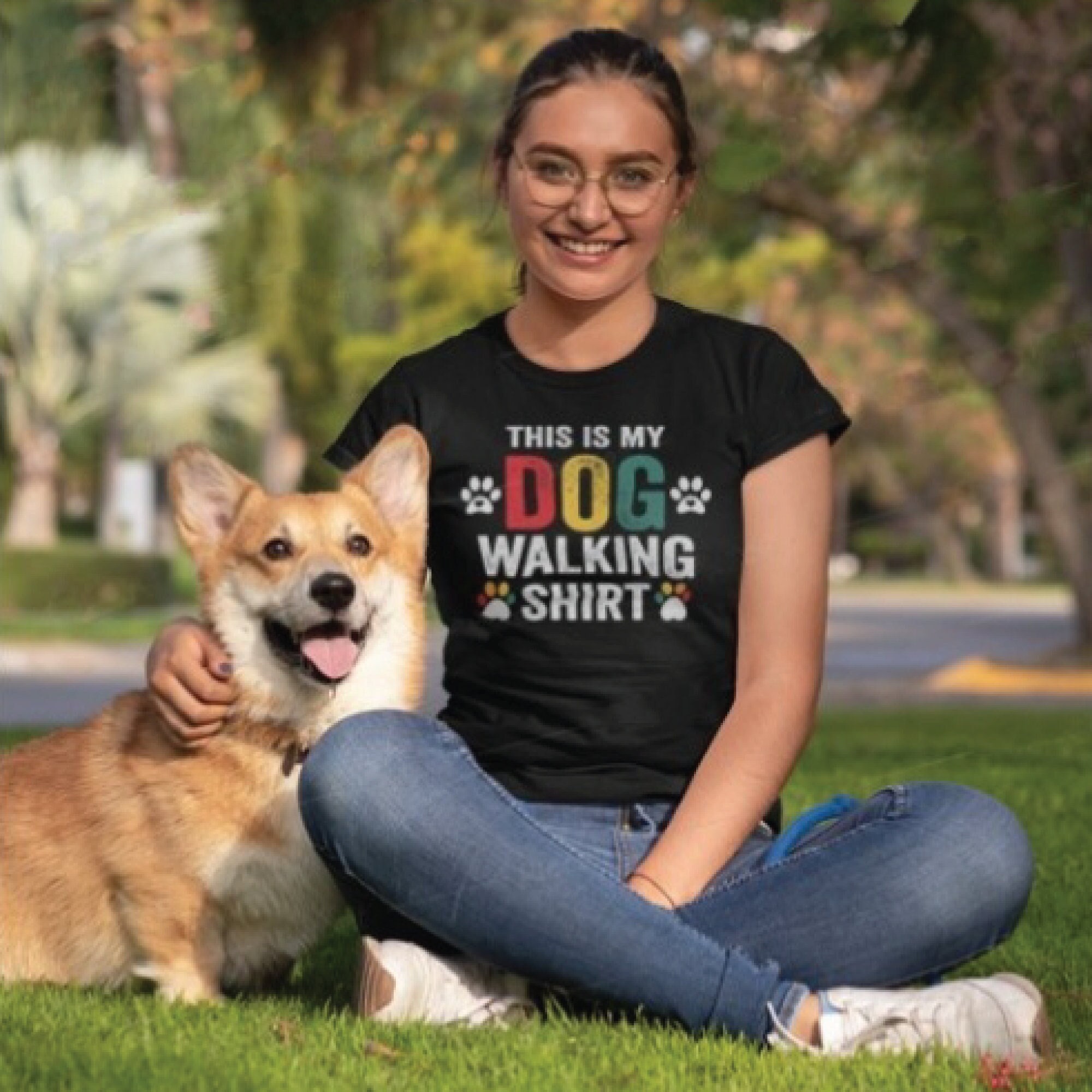 This is My Dog Walking T-shirt Dog 