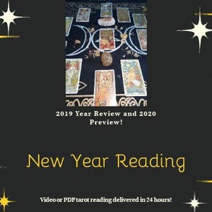 New Year Tarot Reading-24 hr delivery-Video or PDF