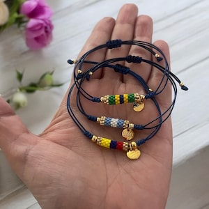 Colombia bracelet, Teams Soccer bracelet, Venezuela , bracelet stacking ,Flags bracelet,Soccer bracelet unisex,National Teams bracelet