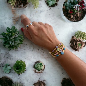 Evil Eye Bracelet, Protection Bracelet. Good Luck Braceet, pulsera de mal de ojo, Pulsera ojo turco, Mal de Ojo