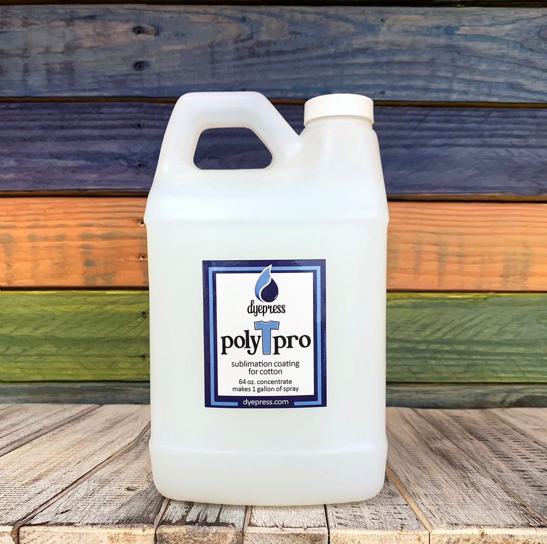 Dyepress polyTpro Sublimation Spray, Sublimation Coating for Cotton: 4 oz  Concentrate Makes 8 oz Spray