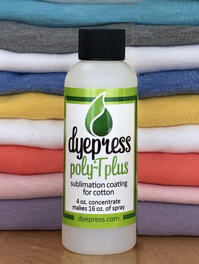 Dyepress PolyT Plus Poly Spray Sublimation Coating for 100 Etsy
