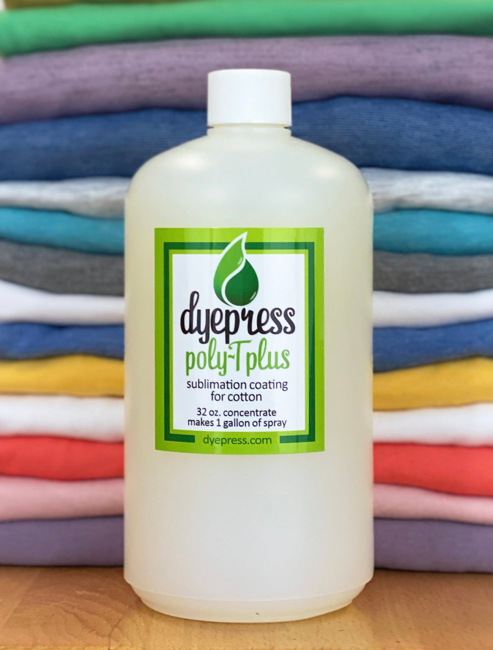 Dyepress Poly-t Plus 1 Gallon Poly Spray: Sublimation Coating for