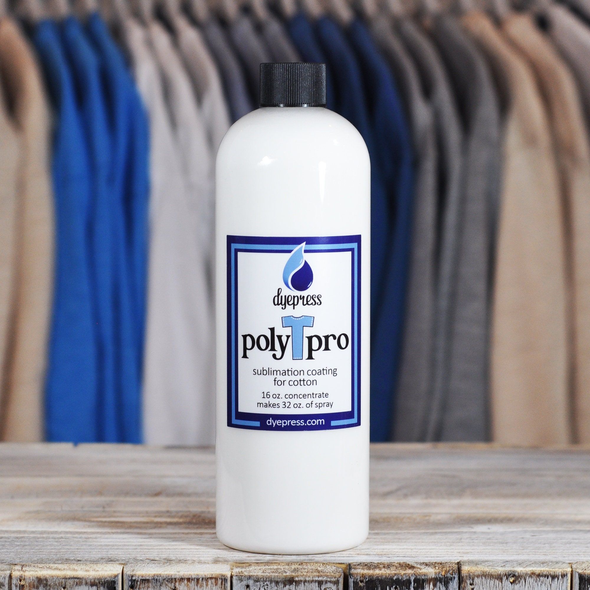 Dyepress Polytpro Poly Spray Sublimation Coating for 100% Cotton and Cotton  Blends 