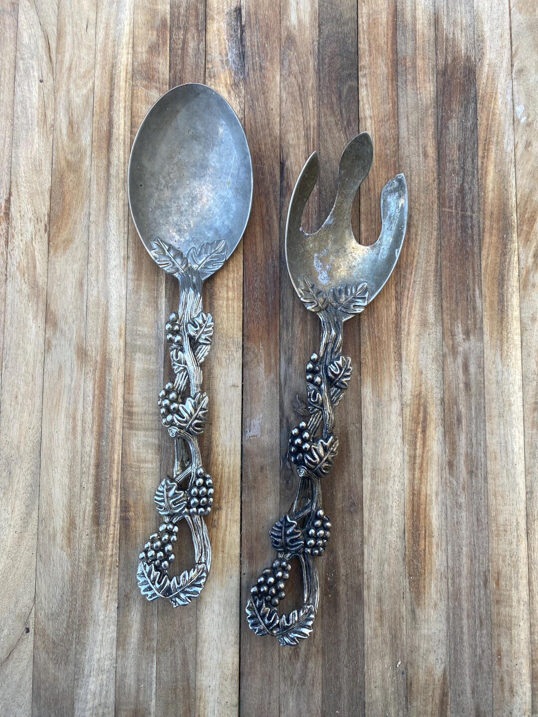 Vintage Silver-plated Salad Serving Sets – Grape Motif - Etsy