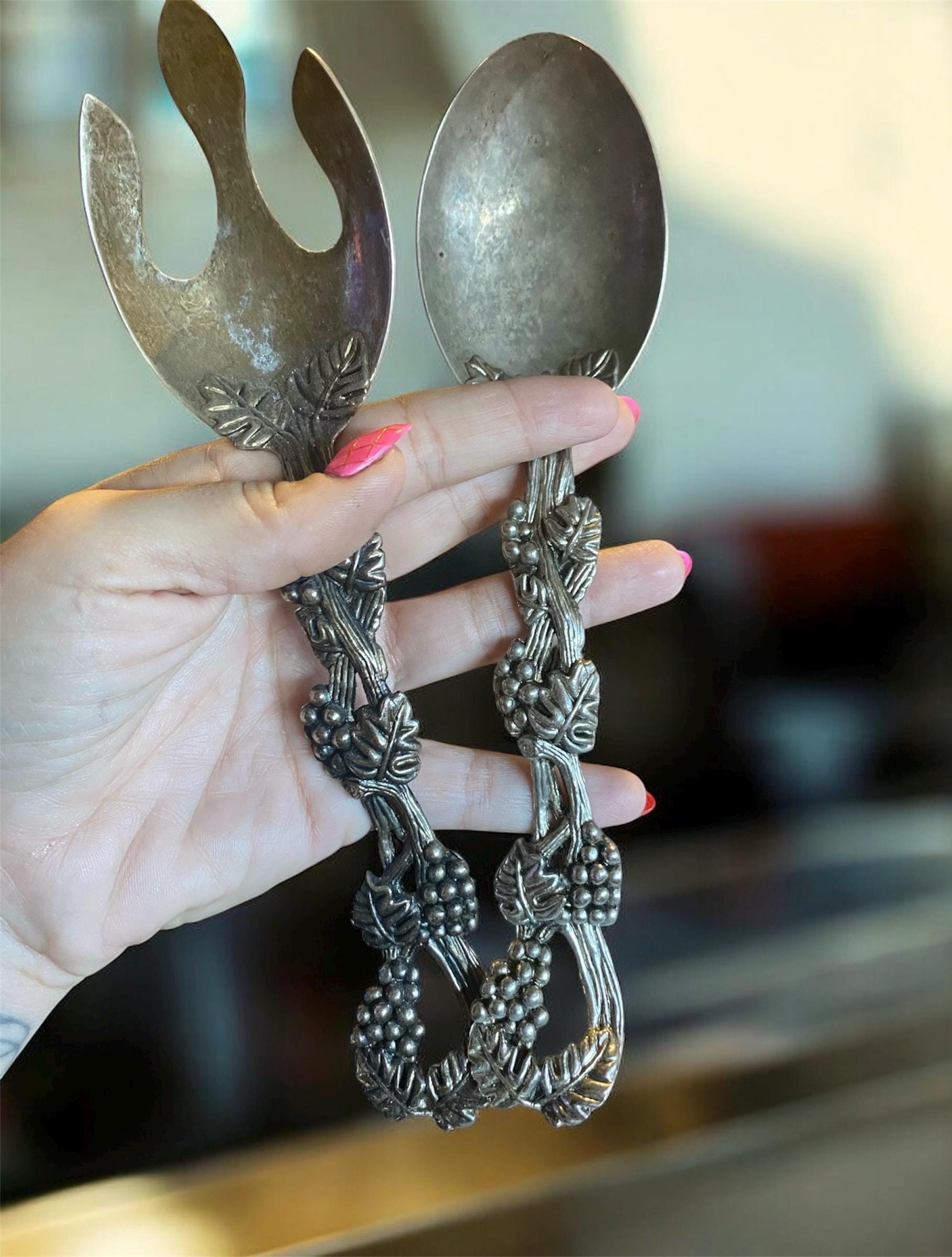 Vintage Silver-plated Salad Serving Sets – Grape Motif - Etsy