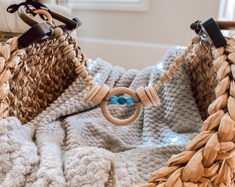 wooden car seat toys