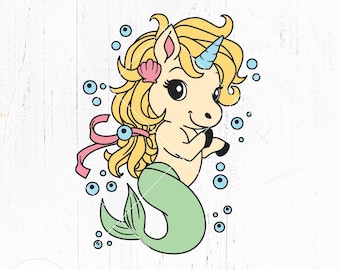 Download Unicorn Mermaid Svg Etsy