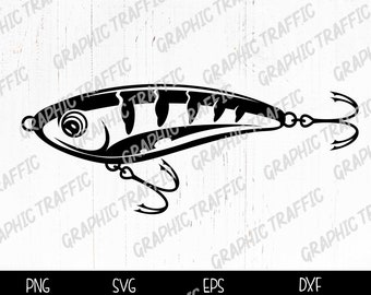 Download Fishing Lure Svg Etsy
