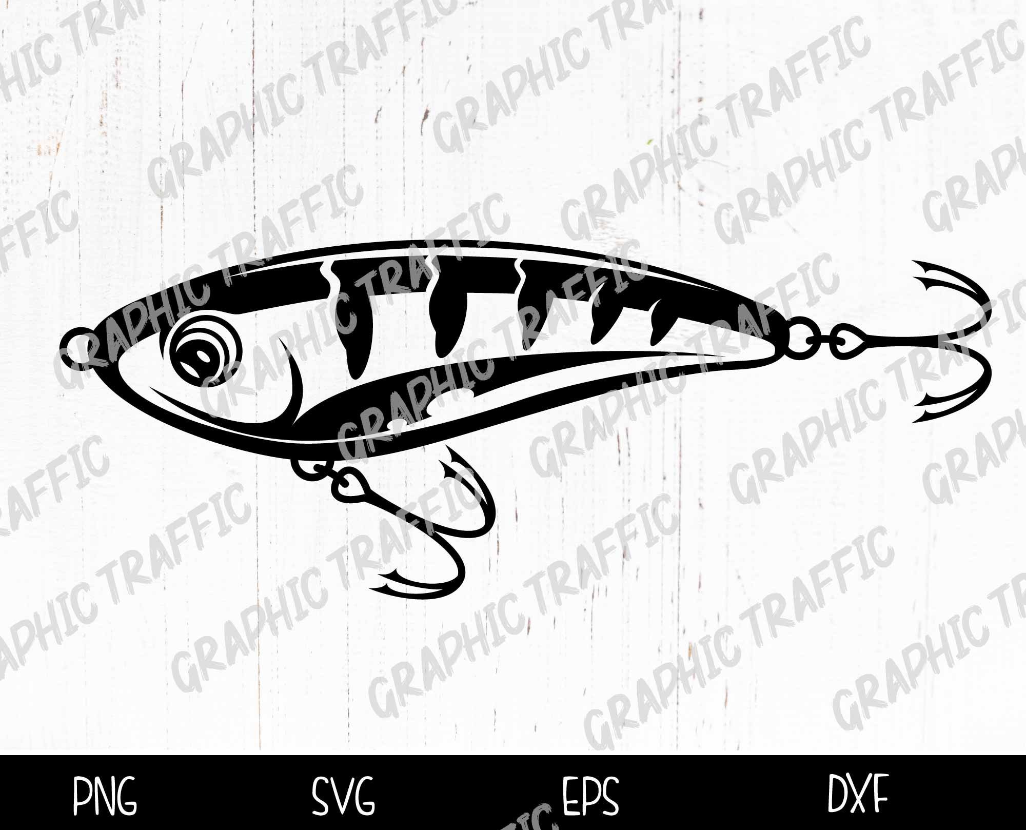 Download Fishing Lure Svg Files For Cricut Fish Cut File Fish Etsy