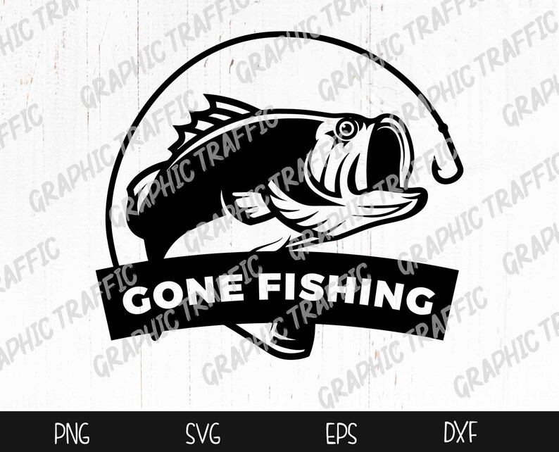 Download Gone fishing Svg file for cricut Fishing cut file Digital ...