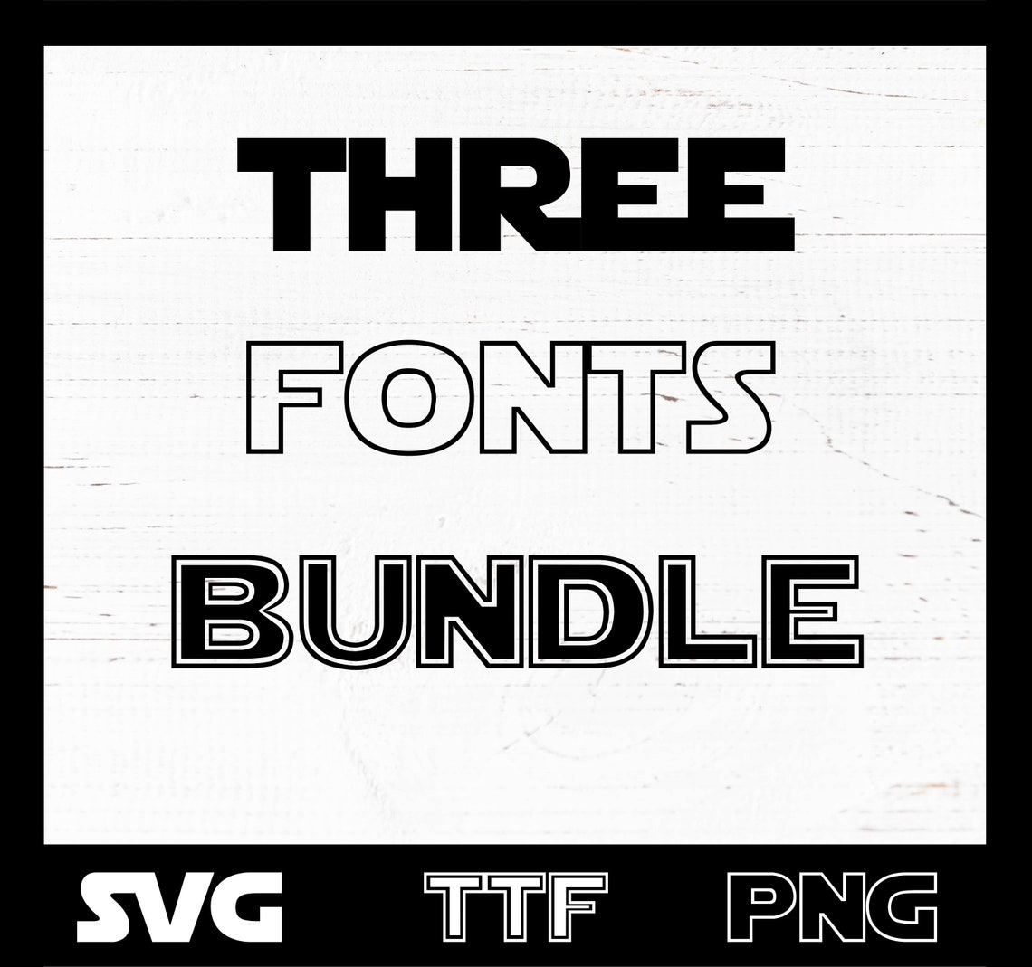 Fonts Bundle - Alphabet - SVG Letters for Cricut - PNG - TTF Outline ...