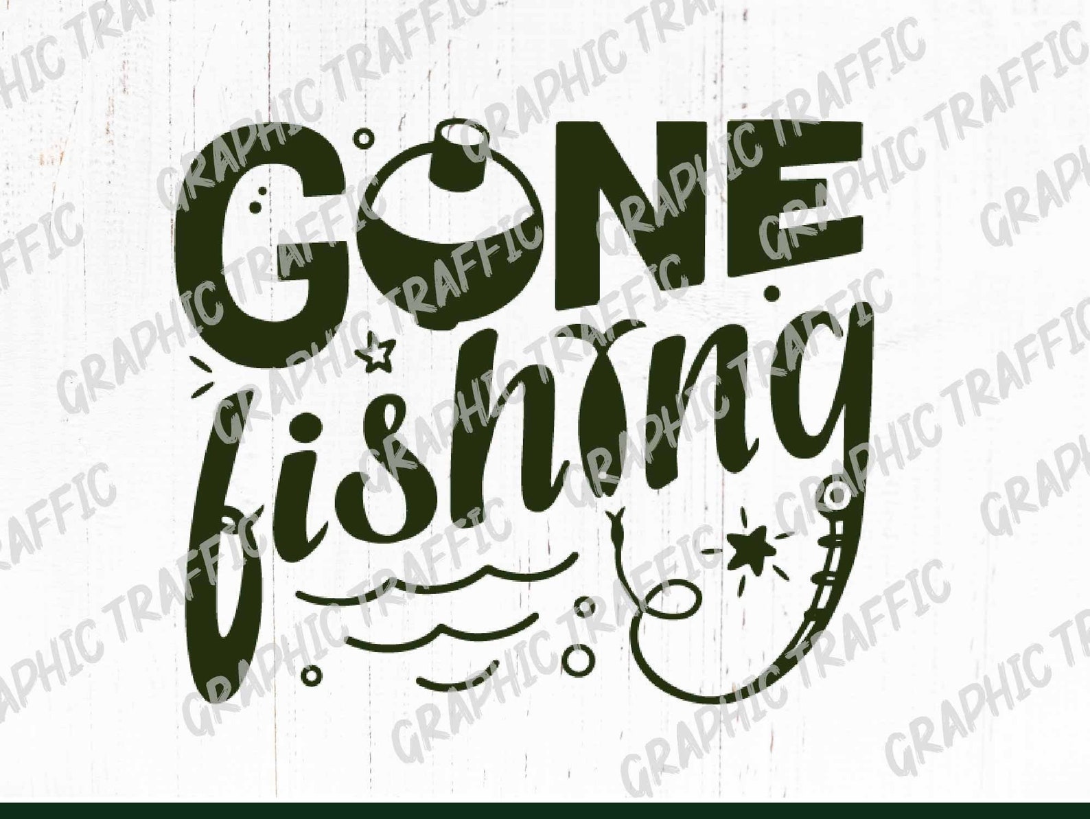 Download Gone Fishing SVG bestanden voor cricut Fish cut bestand | Etsy