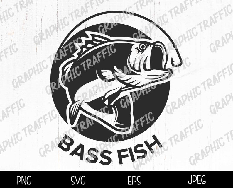 Download Bass fish SVG cut files for cricut Fishing lure cut file ...
