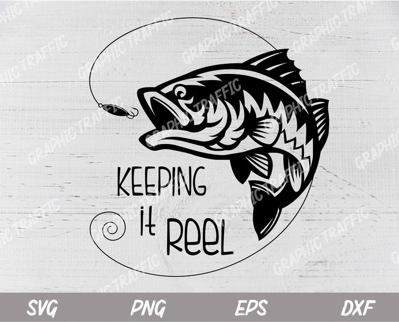 Bass fish SVG cut files for cricut Lure svg Fish | Etsy