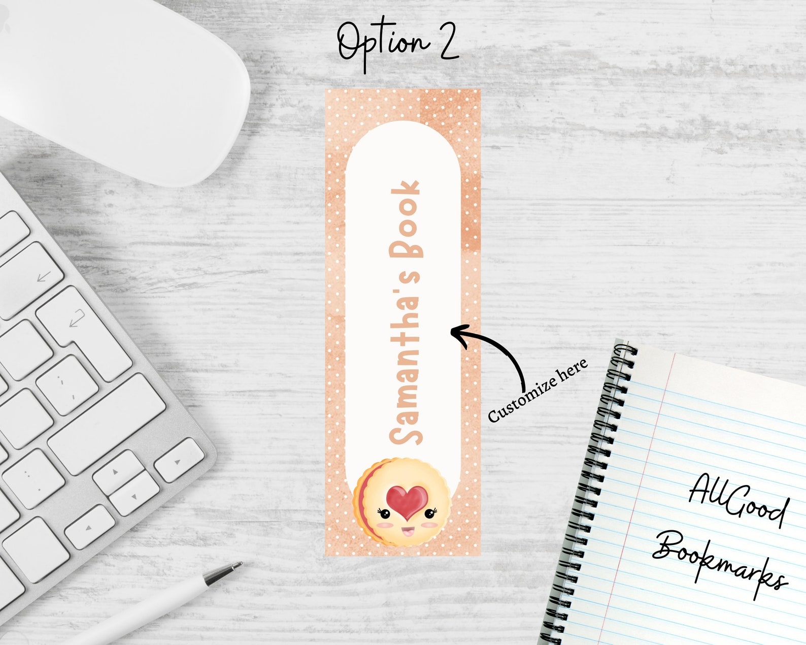 Personalized Kawaii Bookmark Printable Back to School - Etsy