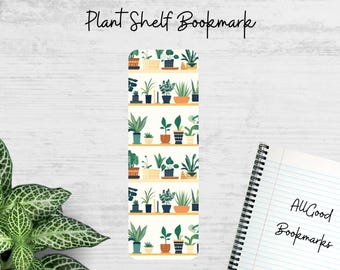 Plant Lover Metal Bookmark – Potted Plant Reading Gift – Botanical Book Accessory – Greenery Decor – Houseplant Bookmark with Tassel