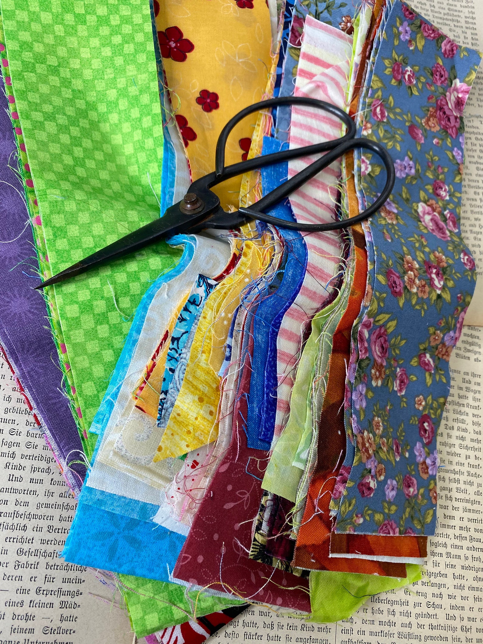 Sampler Pack 2 1/2 Inch Fabric Strips Etsy