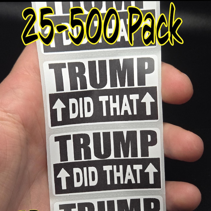 Trump Did This Stickers - Etsy
