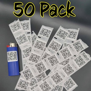 50 STÜCKE RICK ROLL MINI qr Code Aufkleber Etiketten Bulk Lot never gonna youtube barcode label