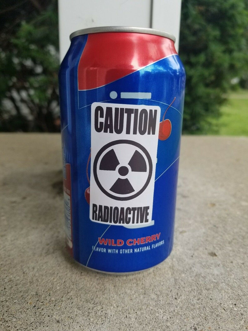 RADIOACTIVE WARNING Labels 25-500 Pack Stickers Gag Prank Sticker Decal ...