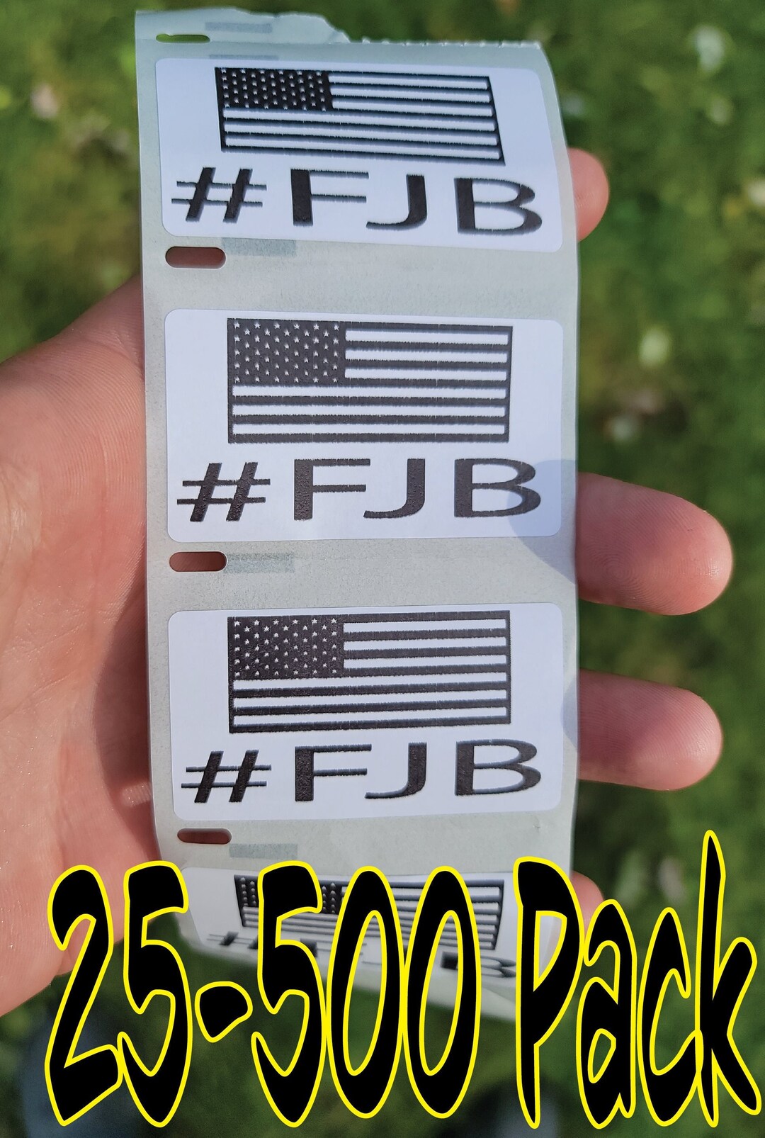 FJB #FJB 25-500 Pack Stickers Decals Impeach Go Joe Biden Let's FJB ...