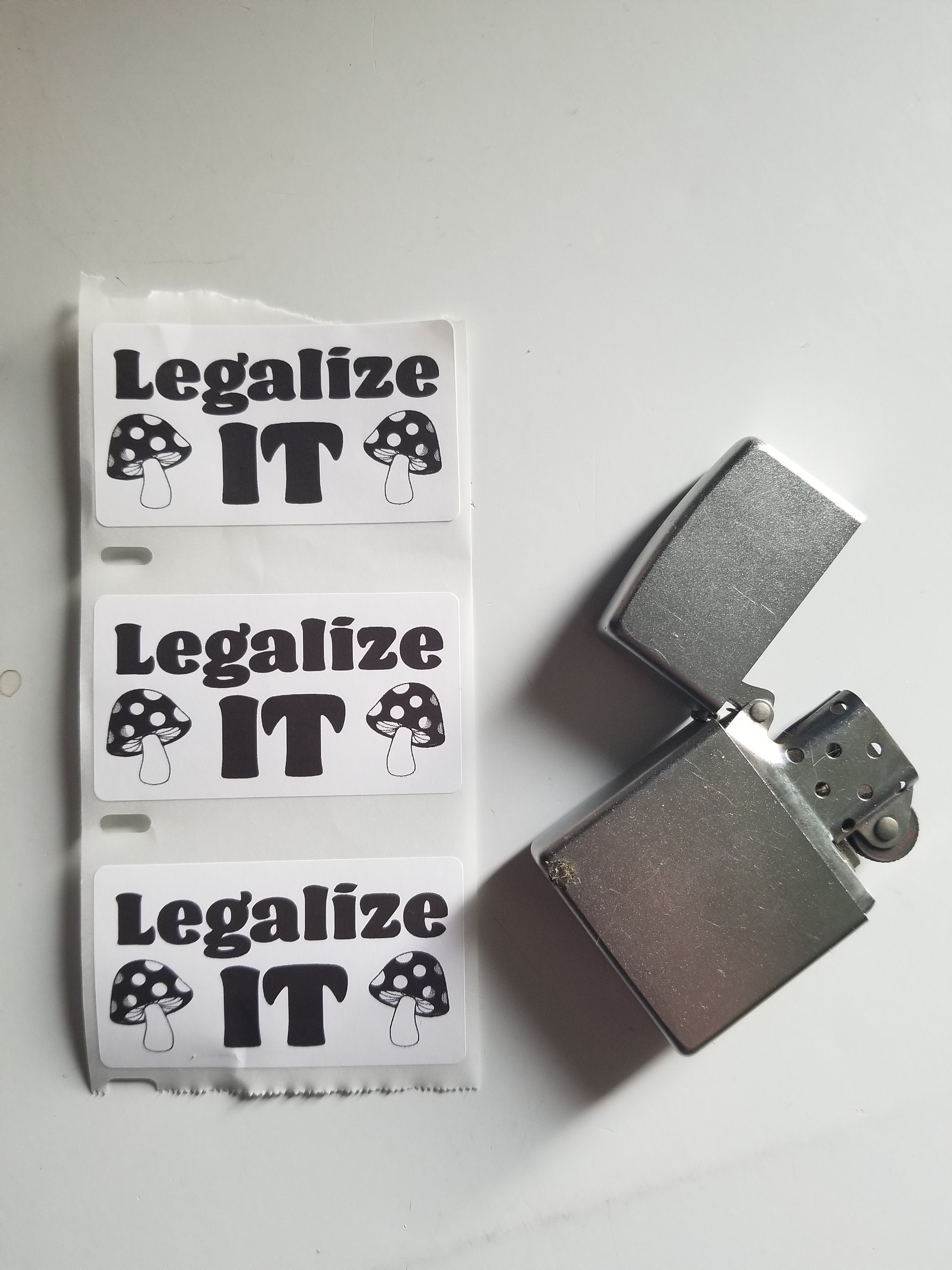 Legalize It Shrooms 25-500 Pack Pro Mushroom Stickers Gag | Etsy