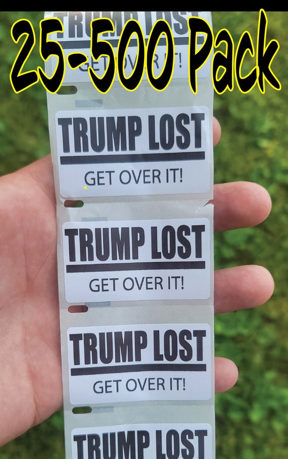 "Anyone But Trump 2024" Stickers - 1.25" X 2.25" | Custom Made To Order | Open Box