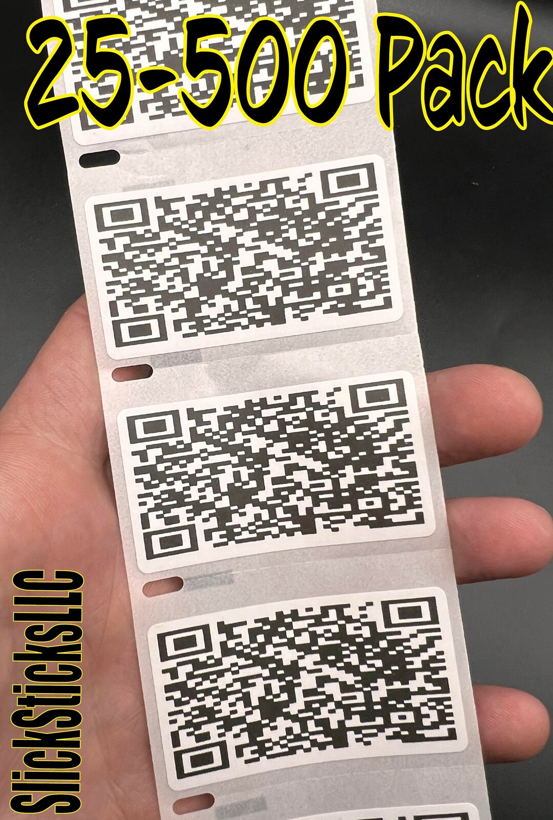 RICK ROLL QR Code 25500 Pack Stickers Decal Labels Bulk Lot Never