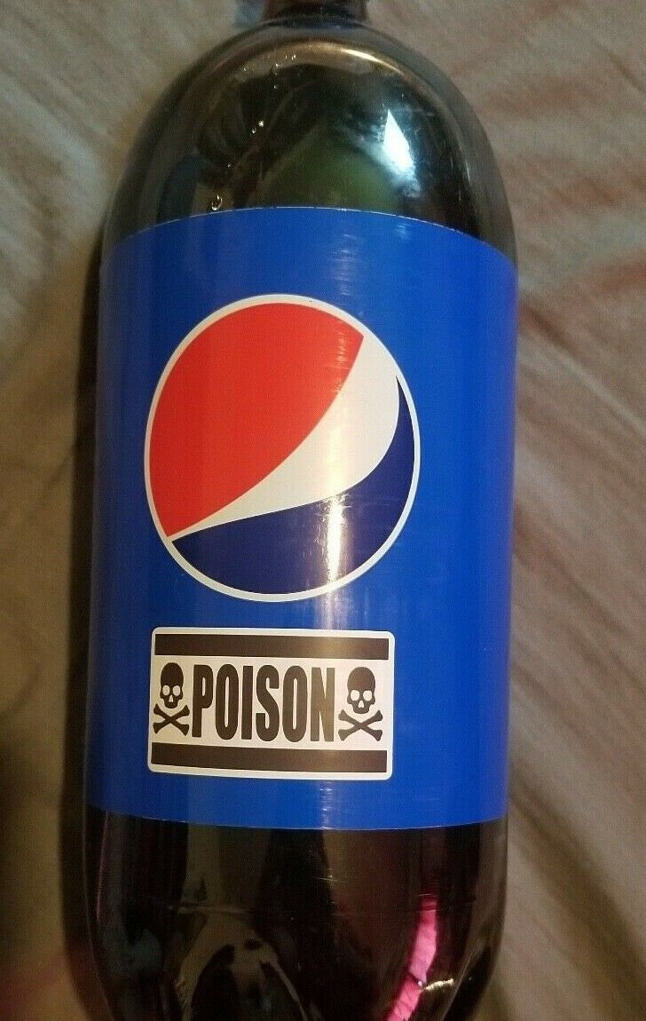 Poisoning Label Sticker POISON WARNING STICKERS 25-1000 Pack Label Decal Gag Joke Sticker ...