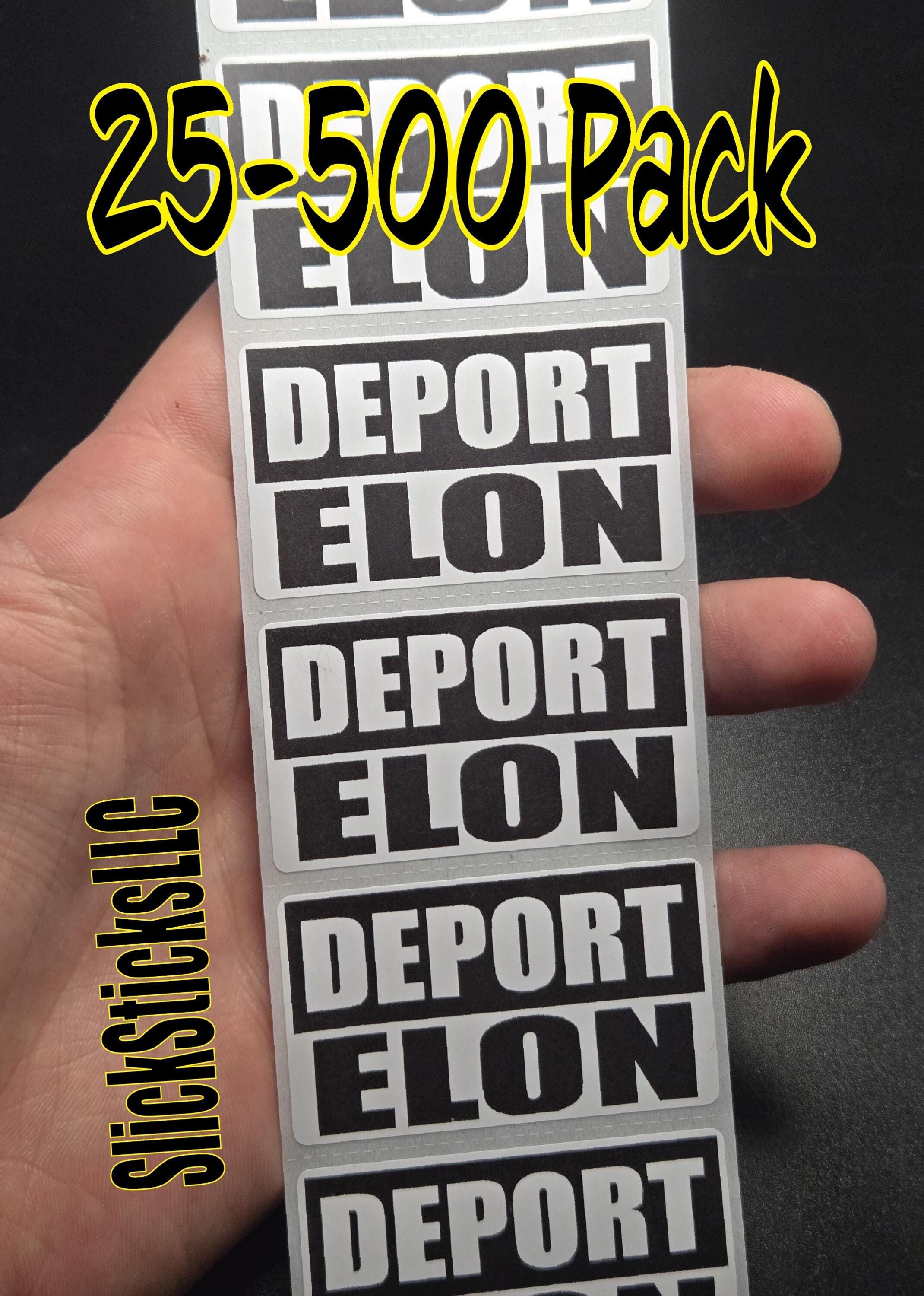 Pro Trump Pro Musk Patriotic Stickers. 2 Pack Of Trump