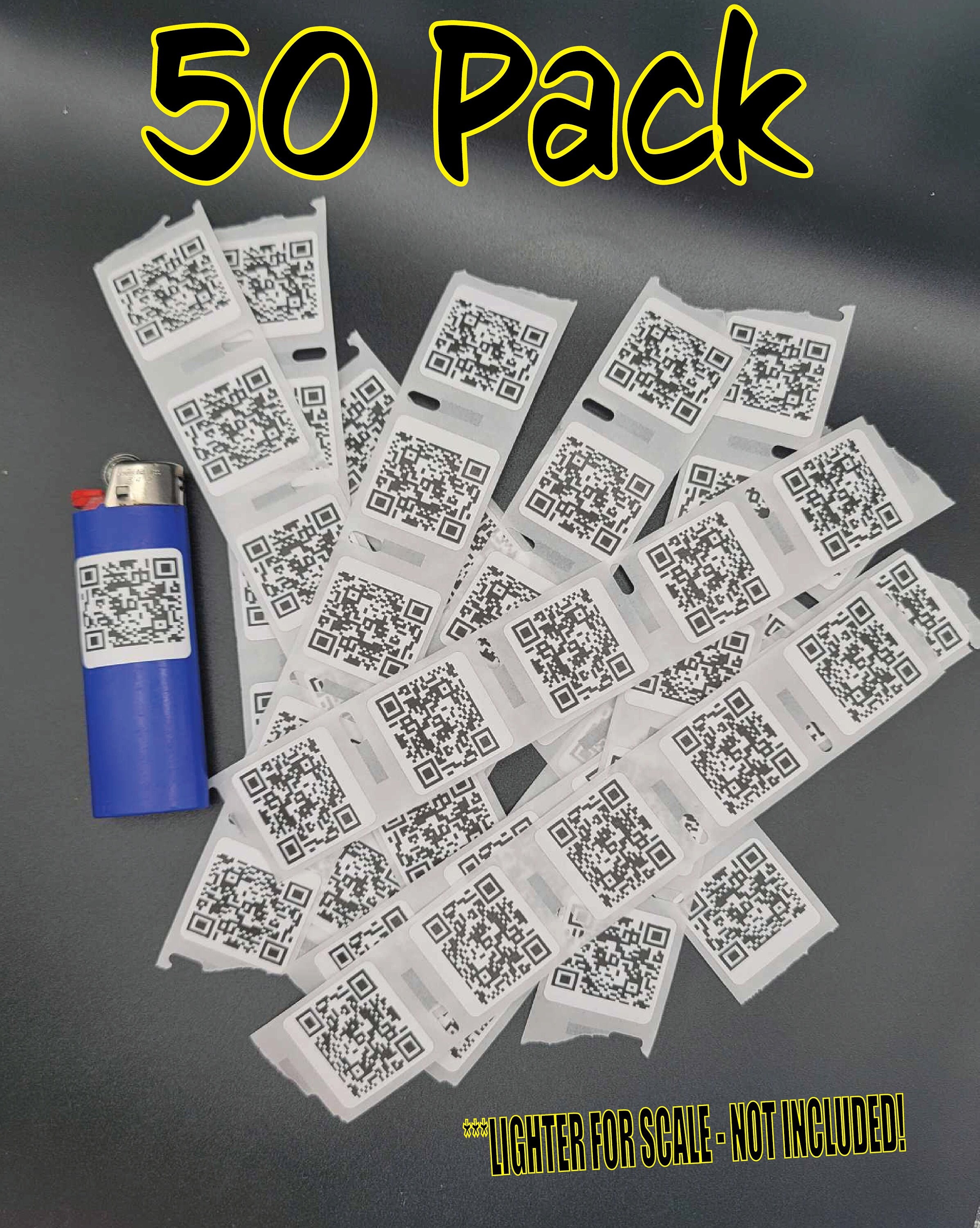  (5 Pack) Rick Roll QR Code Sticker - Never Going to