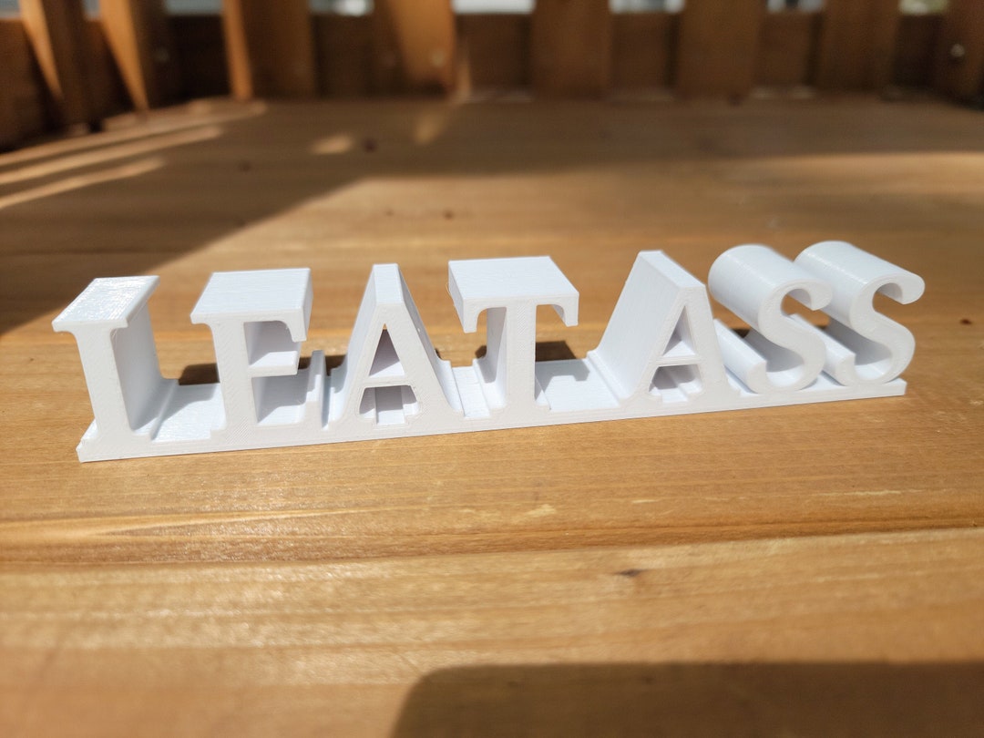 I EAT ASS Desktop Souvenir Gag Gift Desktop Trinket Award Knick Knack