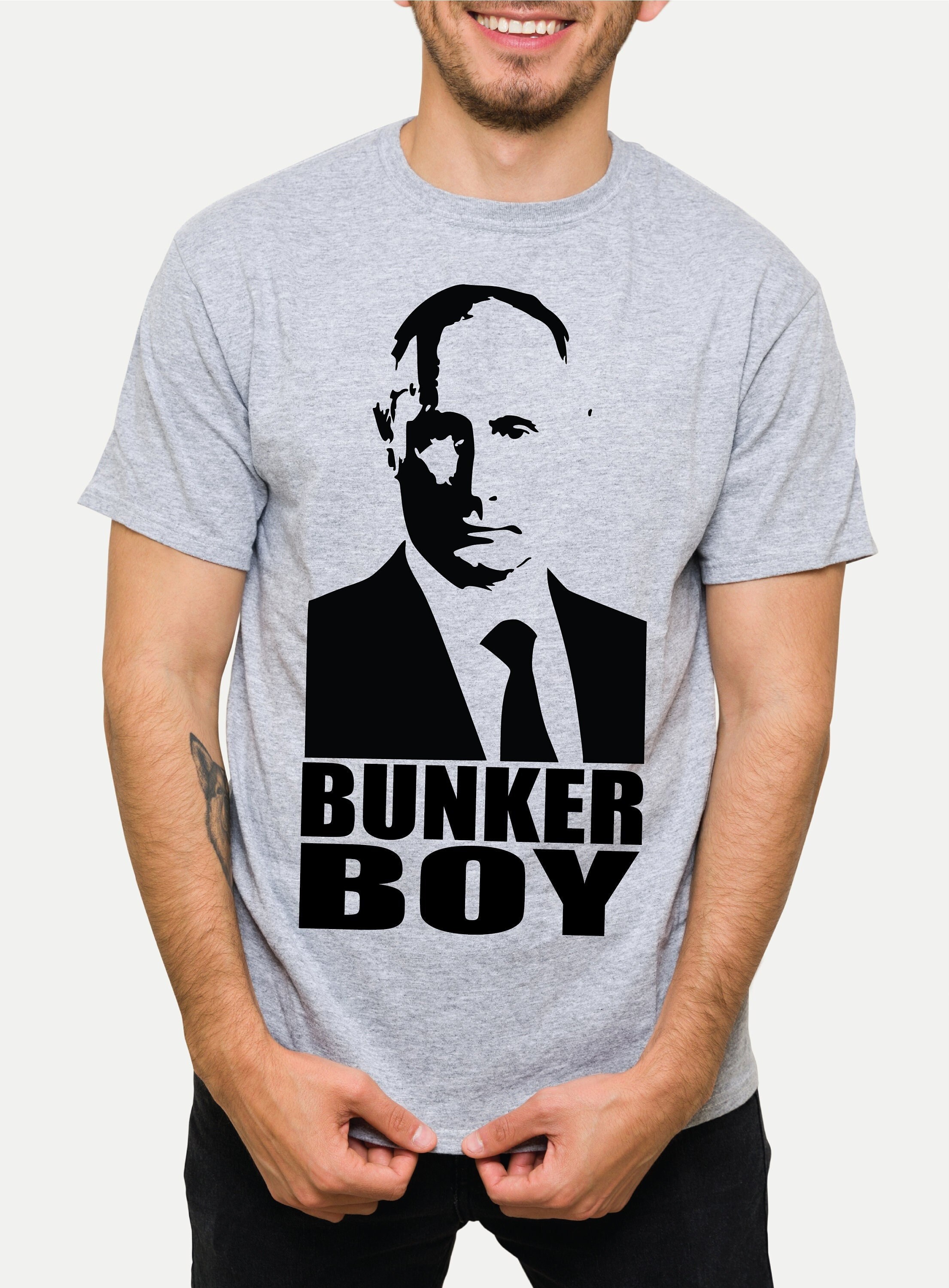 measure Partina City Unauthorized BUNKER BOY Vladimir Putin T Shirt - Etsy