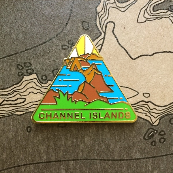 Channel Islands National Park Hard Enamel Pin | National Park Lapel Pin Collection - Accessories Gift for Outdoorsy and Nature Hiking Lovers