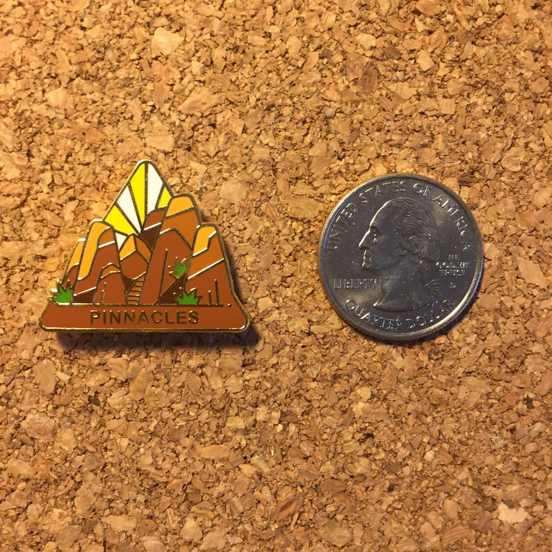 Pinnacles National Park Hard Enamel Pin National Park Lapel Etsy